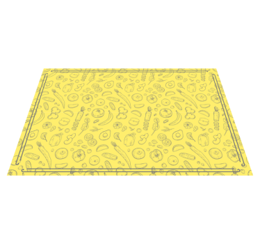 Whimsical Fruit Pattern kitchen vinyl carpet - TenStickers