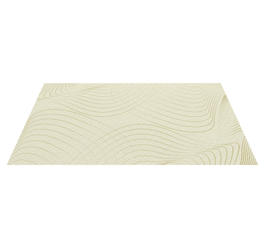 Flowing Line Art minimalist vinyl carpet - TenStickers
