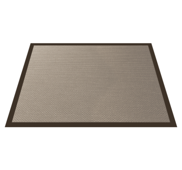 Darker color outline beige vinyl carpet - TenStickers