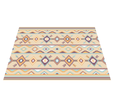 Ethnic berber beige vinyl carpet - TenStickers