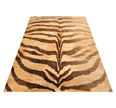 Tiger stripes beige vinyl carpet - TenStickers