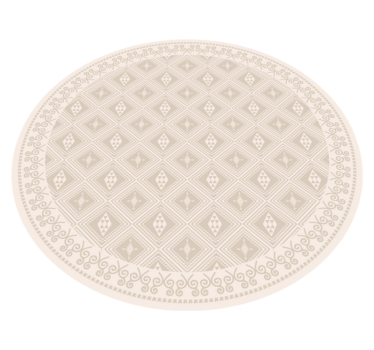 tribal losanges beige vinyl carpet - TenStickers