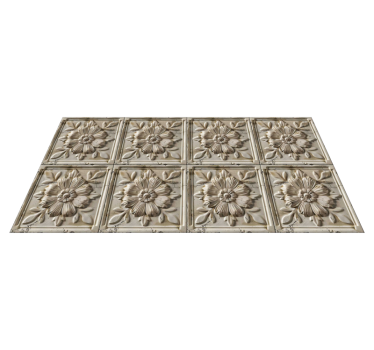 Antic tiles beige vinyl carpet - TenStickers