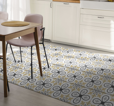Kitchen retro tiles kitchen flooring - TenStickers
