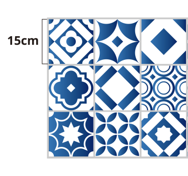 elegant tile  vinyl kitchen rug - TenStickers