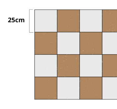 Checkerboard Pattern Decor kitchen vinyl carpet - TenStickers
