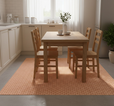Beige textile kitchen vinyl carpet - TenStickers