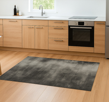 Dark grey woodlands effect kitchen vinyl carpet - TenStickers
