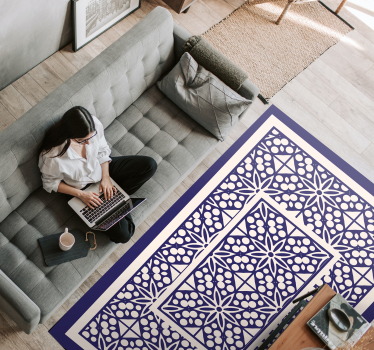delicate ornaments contemporary rugs - TenStickers