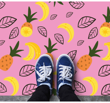 Exotic fruit delight kitchen vinyl carpet - TenStickers