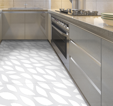 Geometric Shadow Patterns kitchen vinyl carpet - TenStickers