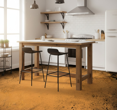 Grunge texture kitchen vinyl carpet - TenStickers
