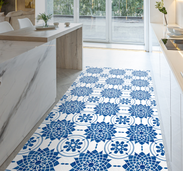 Illustration tiles contemporary rugs - TenStickers