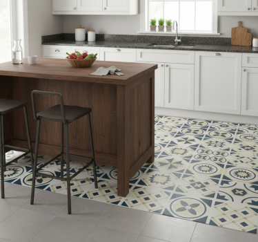 Kitchen vinyl carpet alionsa tiles design - TenStickers