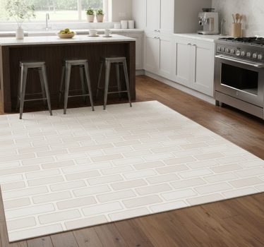 Kitchen vinyl carpet antique brick design - TenStickers