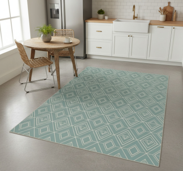 Kitchen vinyl carpet art deco geometric design - TenStickers