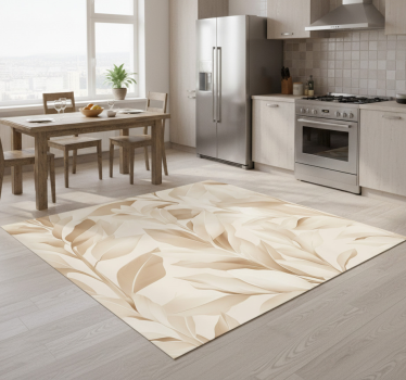 Kitchen vinyl carpet beige sheet design - TenStickers