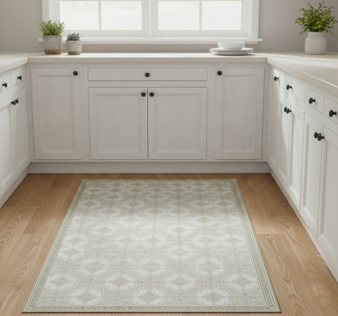 Kitchen vinyl carpet classic vanilla - TenStickers