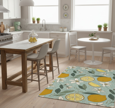 Kitchen vinyl carpet colorful lemon design - TenStickers