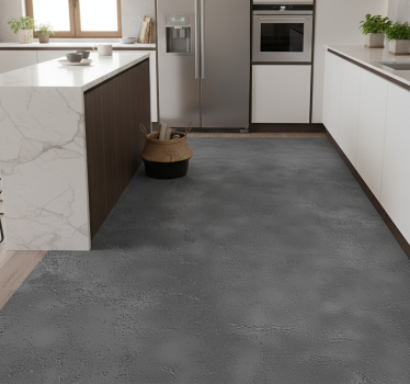 Kitchen vinyl carpet concrete look - TenStickers