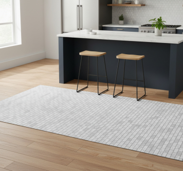 Kitchen vinyl carpet elegant brick design - TenStickers