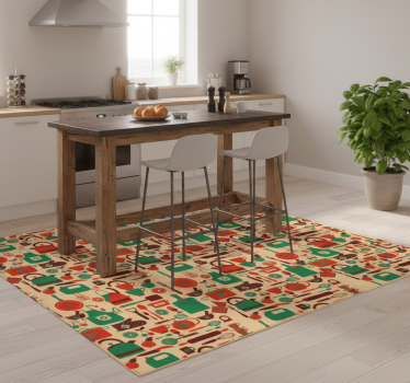 Kitchen vinyl carpet for kitchen furniture covers - TenStickers