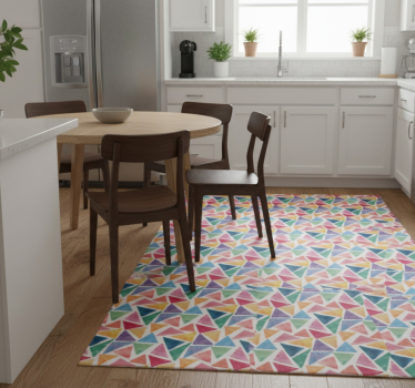 Kitchen vinyl carpet geometric cabinet vinyl - TenStickers