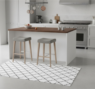 Kitchen vinyl carpet geometric moroccan design - TenStickers