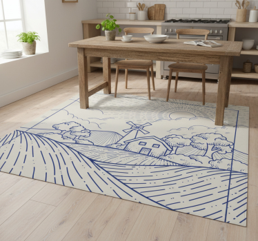 Kitchen vinyl carpet holland mills design - TenStickers
