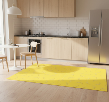 Kitchen vinyl carpet in pantone banana yellow - TenStickers