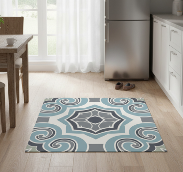 Kitchen vinyl carpet in portuguese style - TenStickers