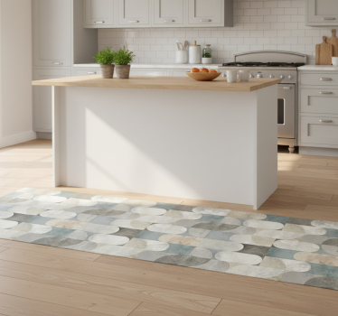 Kitchen vinyl carpet modern pill mosaic design - TenStickers