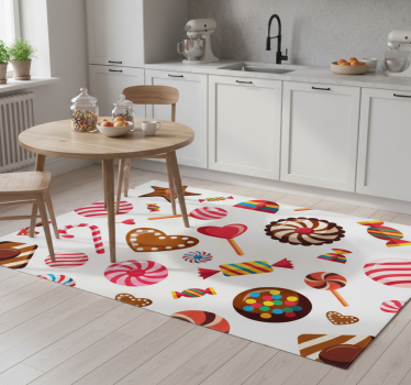 Sweet mosaic kitchen vinyl carpet - TenStickers