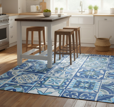 Kitchen vinyl carpet talavera tile decal - TenStickers