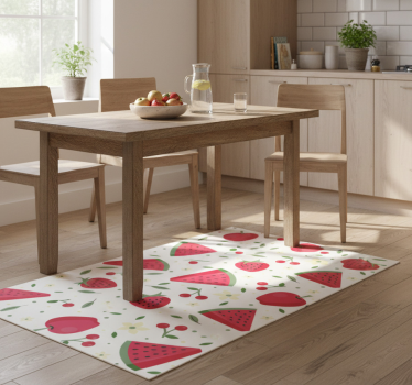 Kitchen vinyl carpet with assorted fruit design - TenStickers