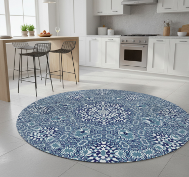 Mosaic mandala kitchen vinyl carpet - TenStickers