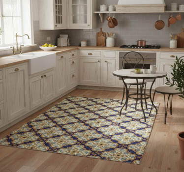Regal mediterranean kitchen vinyl carpet - TenStickers