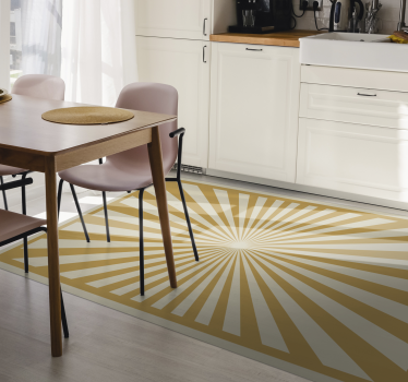 Sunburst rug contemporary rugs - TenStickers
