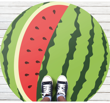 Watermelon slice kitchen vinyl carpet - TenStickers