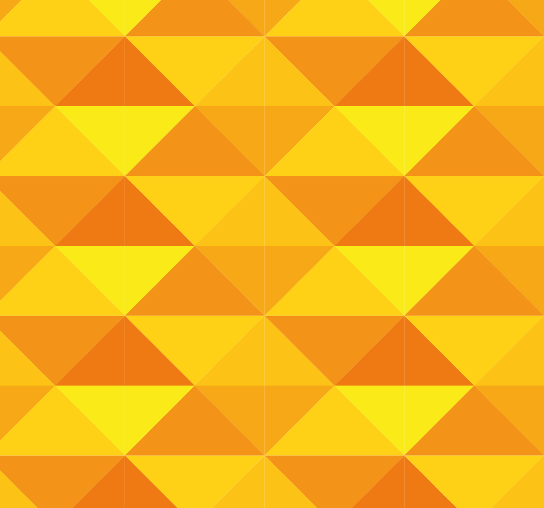 Geometric triangles design  yellow vinyl carpet - TenStickers