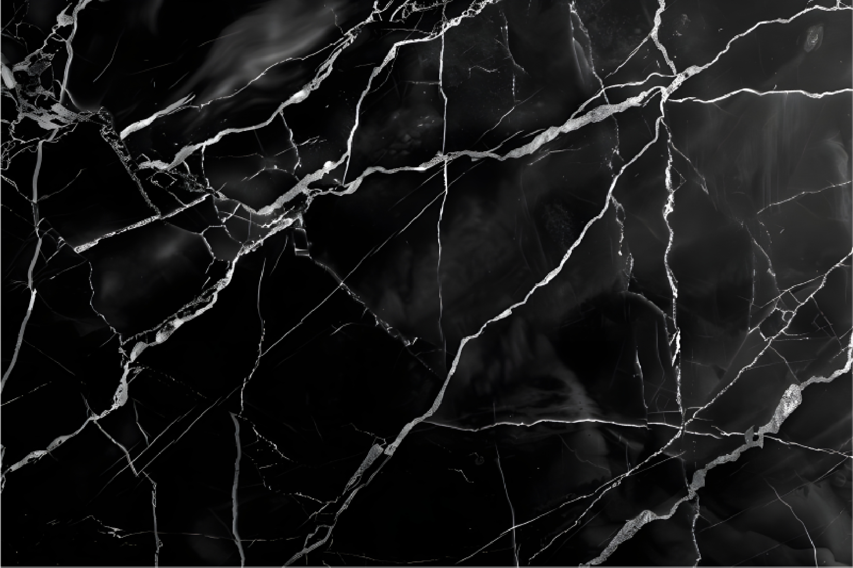 Marble imitation black vinyl carpet - TenStickers