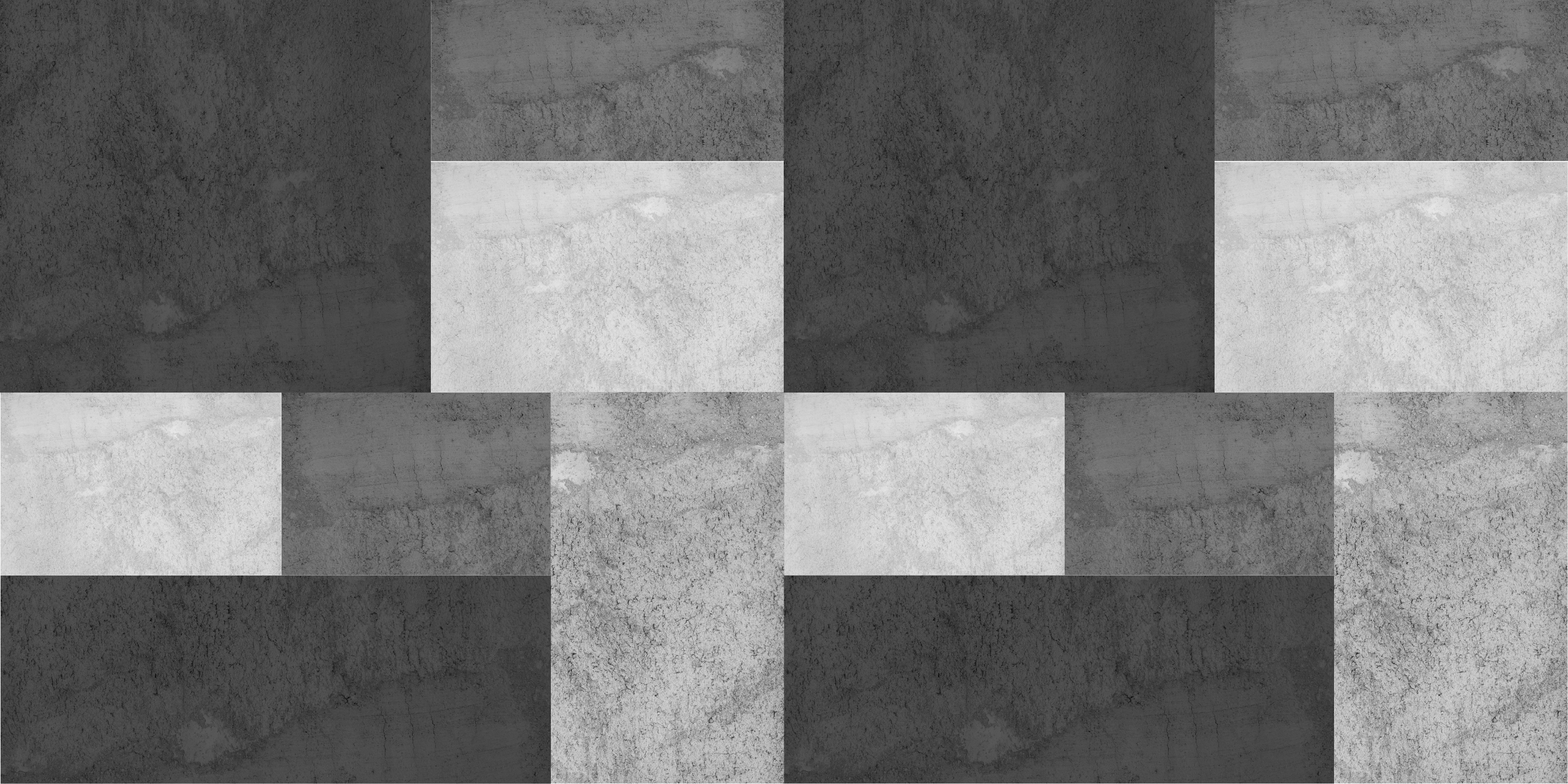 Modern squares design black vinyl carpet - TenStickers