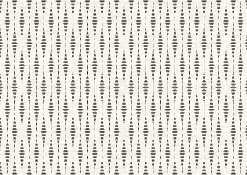 "Rabaul Ikat" grey and beige modern vinyl carpet - TenStickers