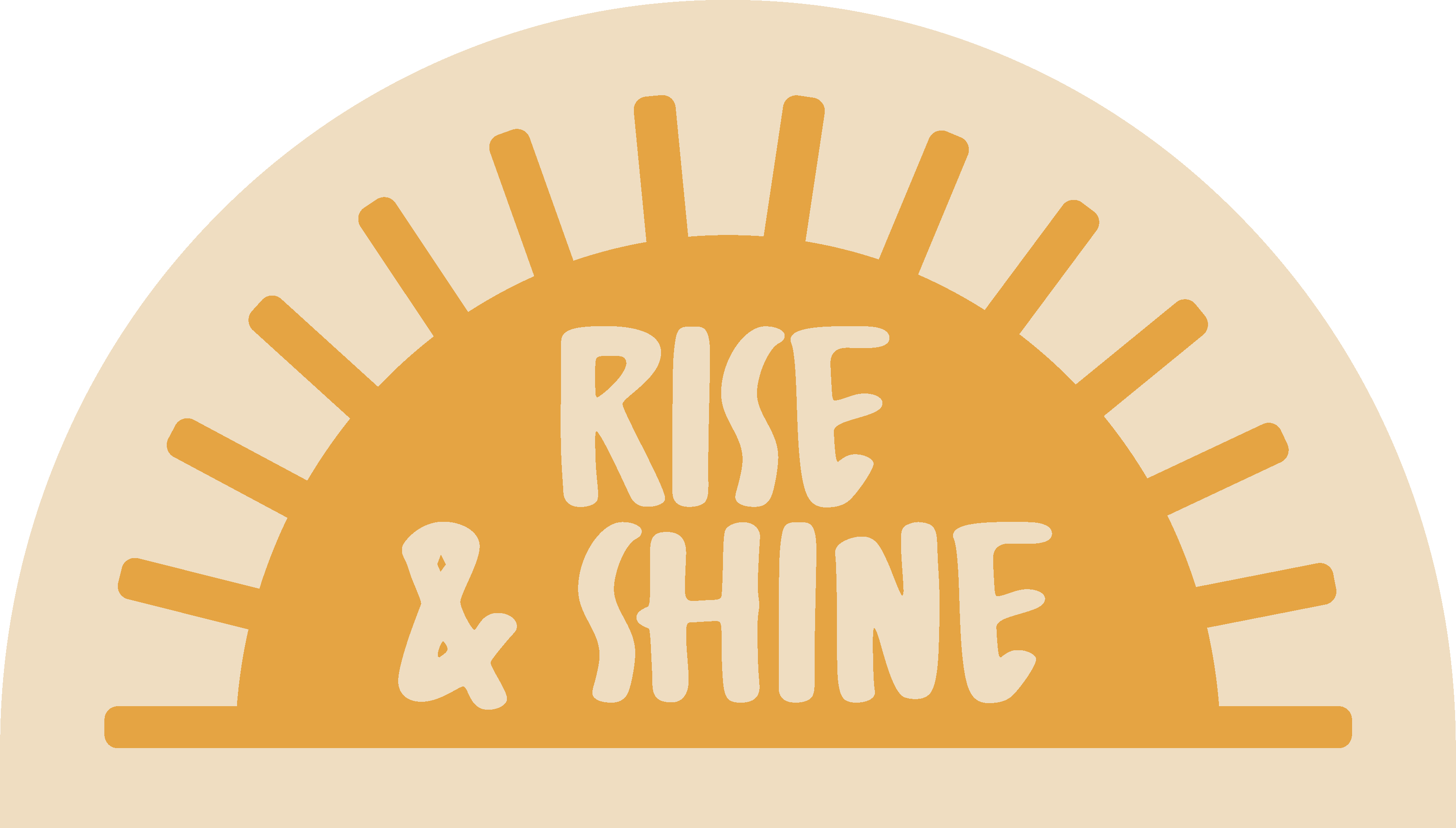 "Rise and shine" text bathroom vinyl carpet - TenStickers
