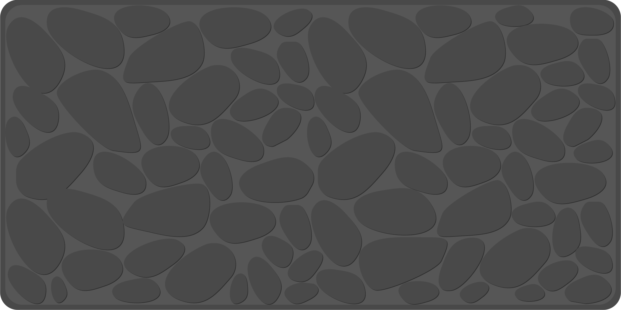 Grey rock effect bathroom vinyl carpet - TenStickers