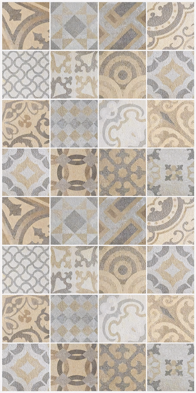 Cement "Arancioni" kitchen vinyl carpet - TenStickers