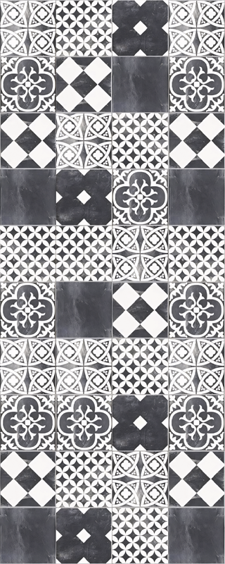 Cement "Ardesia" kitchen vinyl carpet - TenStickers