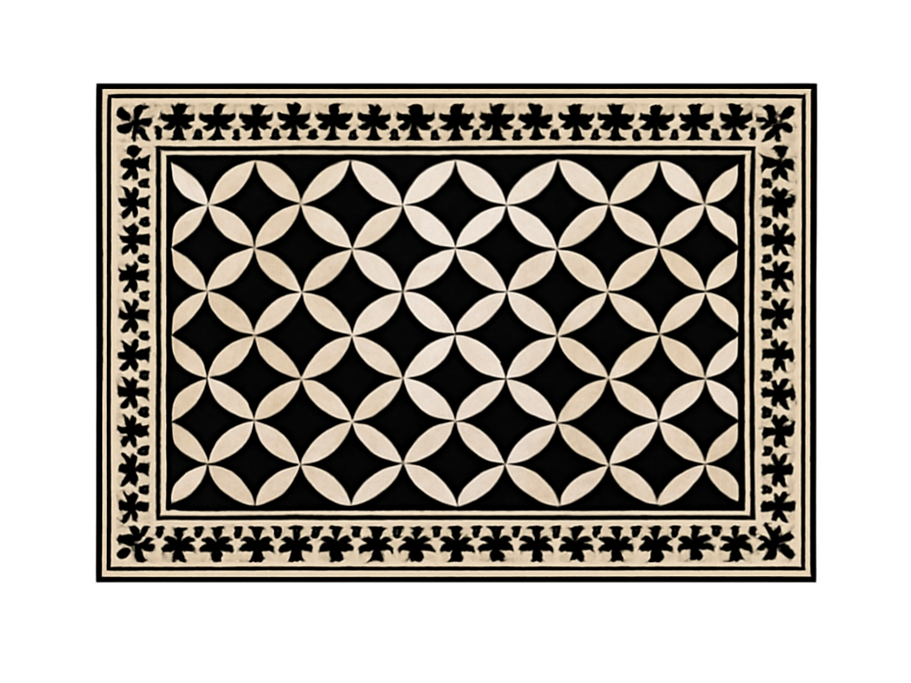 Traditional Spanish design living room vinyl carpet - TenStickers