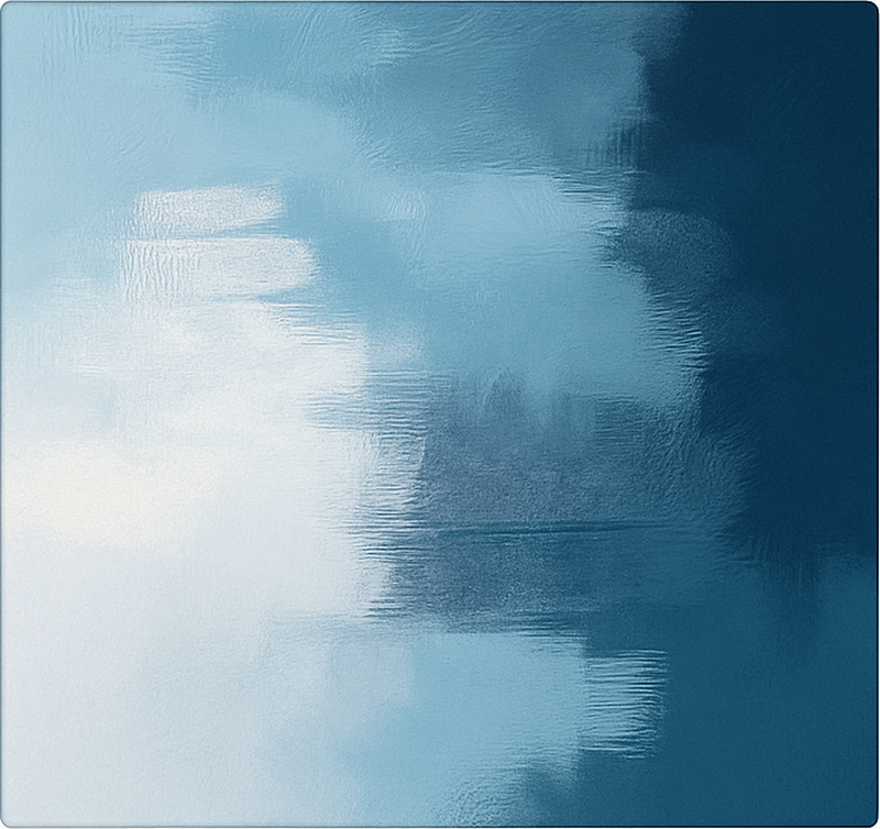 Abstract expressionist art blue vinyl carpet - TenStickers