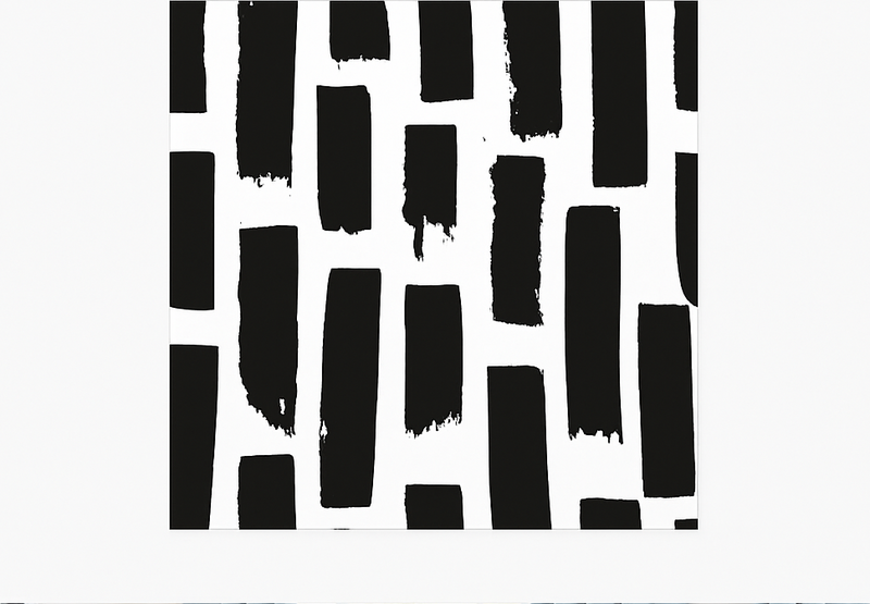 Modern paint strokes square vinyl carpet - TenStickers